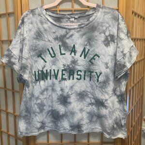 Tulane University Ruffle Tee Shirt
